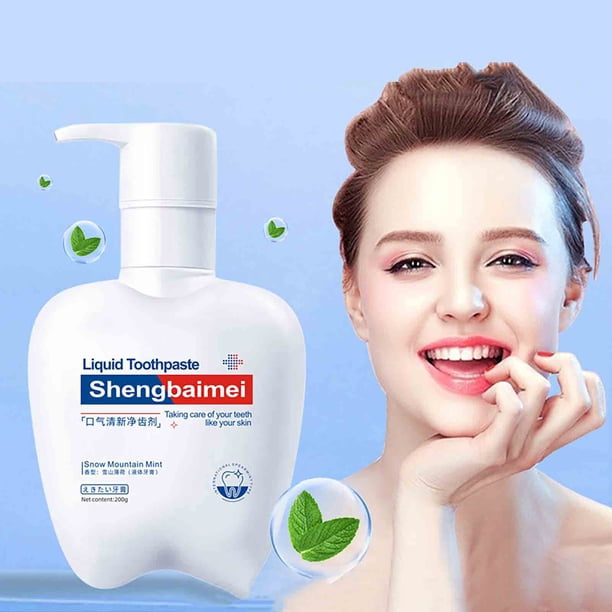 Pasta Dental Blanqueadora Snows Mountain Mint 200 Ml | Elimina El Sarro y Cuida Las Encías | Fórmula con Bicarbonato de Sodio | Sin Flúor