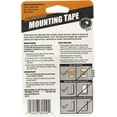 Gorilla Heavy Duty Double Sided Mounting Tape, 1" x 60", Black, (Pack of 1)