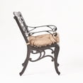 thumbnail image 4 of Noble House Poway Patio Dining Arm Chair in Bronze and Tuscany (Set of 2), 4 of 6