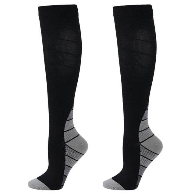 CSChome Bas de Compression 1 Paire Bas de Compression Sport Haute Élasticité - Antidérapant Antichoc Respirant Doux Unisexe Course Voyage