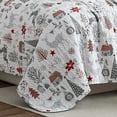 thumbnail image 6 of Southshore Fine Living, Inc. 6-Piece Holiday Bedding Set; Christmas Trees & Reindeer Print, 6 of 9