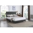 thumbnail image 3 of Dorian Twin Platform Bed, Drak Grey, 3 of 3