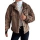 thumbnail image 1 of Txlixc Chaqueta de terciopelo de mujer con botones de manga larga para mantener caliente en invierno Txlixc  moda, 1 of 9
