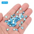 thumbnail image 4 of Uxcell SS30/288Pcs Glass Diamante Rhinestone, Man Made Gem AB Blue 6.5mm, 4 of 6