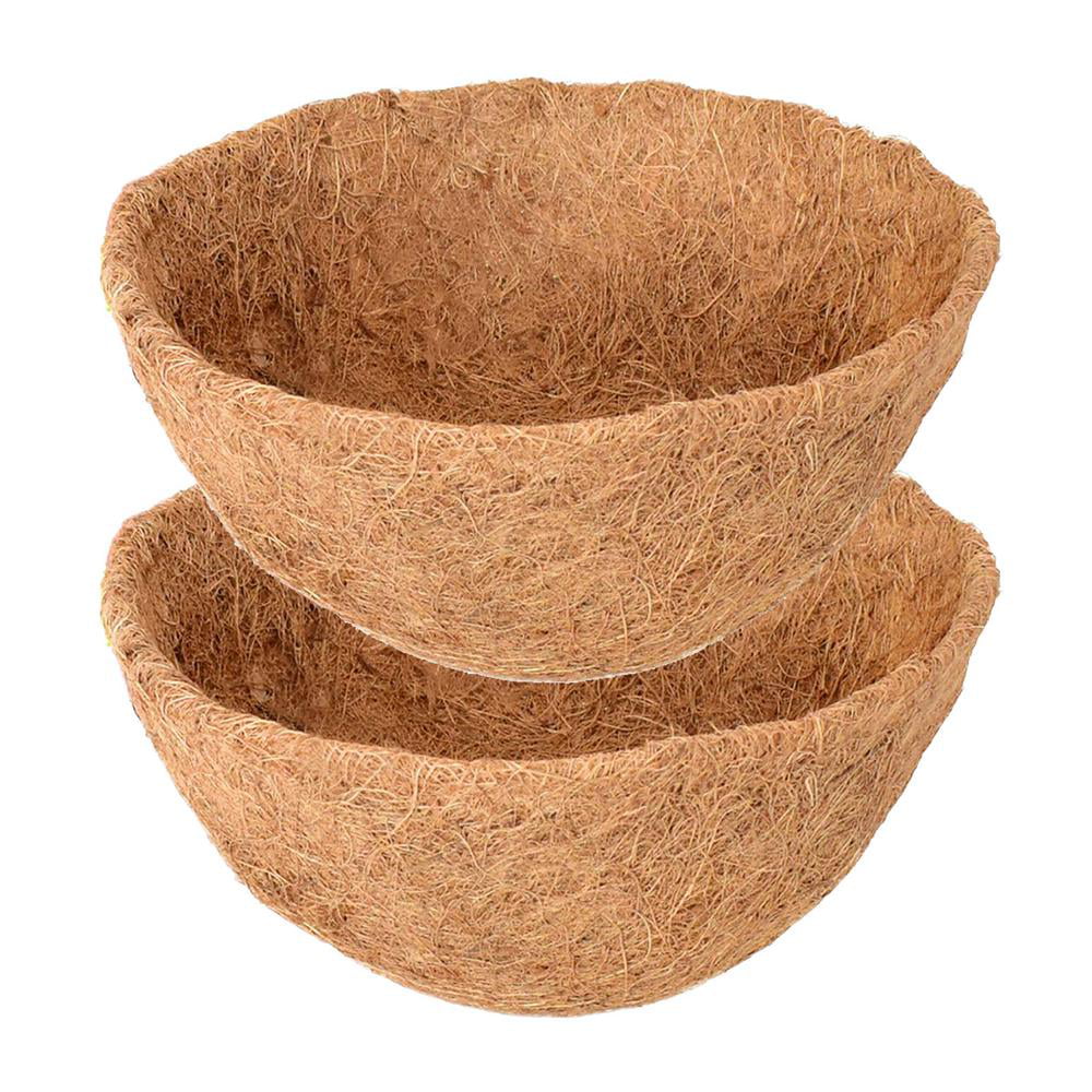 - Easy to use Liner Just Cut to Size 3 Pack 10 inch Hanging Basket Liners 