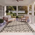 thumbnail image 4 of Safavieh Courtyard Alvin Geometric Indoor/Outdoor Area Rug, Black/Beige, 8' x 11', 4 of 14