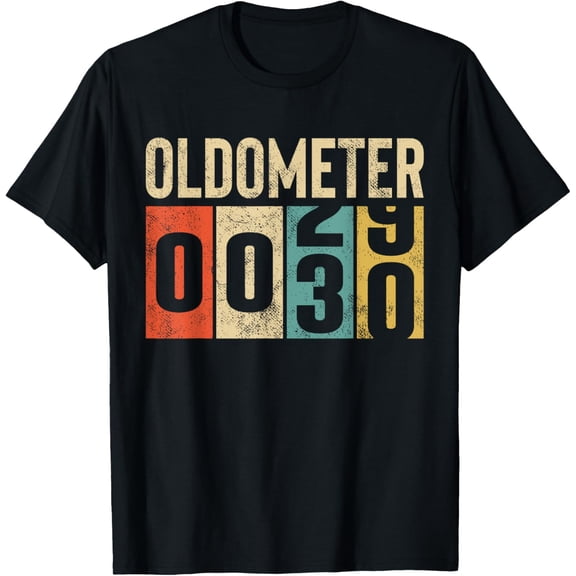 Exquisite and comfortable-Funny 30 Years Old Oldometer Vintage 30th Birthday Odometer T-Shirt