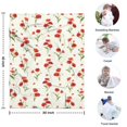 thumbnail image 4 of Pioneer Flower Floral Print Pattern Blanket,Comfortable Soft Flannel Throw Blanket,All Season,Warm Lightweight Blankets for Sofa Bed Couch Living Room Chair,30"x40", 4 of 4