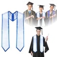 thumbnail image 1 of WIFKLSIIPG Graduation Season Ribbon Etiquette Shoulder Strap Double Layer Solid Color Honorary Silk Shawl Gift, 1 of 5