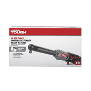 Hyper Tough 12V Max* Lithium-Ion 3/8-inch Cordless Extended Reach Ratchet with 1.5Ah Battery and Charger, New
