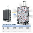 thumbnail image 6 of Kdxio I Love USA Pattern Luggage Cover for Travel,Elastic and Durable,Fits 18-32 Inch,Anti-Scratch Suitcase Protector, 6 of 9