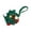 Green, variant on Zeiwohndc Tiny Felt Christmas Tree Ornament Miniature Christmas Tree Hanging Decoration