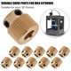 thumbnail image 3 of Rueda extrusora de latón de 10 piezas, rueda extrusora de latón de 40 dientes para CR-10.CR-10S, extrusora Ender 3, Ender 3 Pro, MK7 MK8(40 dientes), 3 of 4
