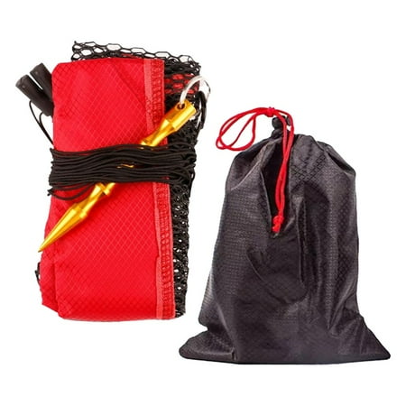 Folding Fishing Mesh Bag Live Fish Bundle Mouth Net With Ground Plug Mesh Oxford Cloth Edge Banding Fishing Bag Fishing Tackles