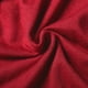 thumbnail image 5 of Puntoco Vestido De Manga Corta Con Cuello En V, Vestido Holgado De Talla Grande Plisado Con Tiras De Color Liso Para Mujer Burdeos Xxl, 5 of 8