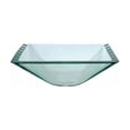 thumbnail image 1 of Kraus GVS-901-19mm Évier Carré en Verre Marin, 1 of 1