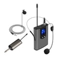 thumbnail image 1 of Auriculares Inalámbricos Sunnimix Sistema de Micrófono Solapa Doble con auriculares y Micrófono Transmisor y Receptor de petaca para Enseñar a H, 1 of 8