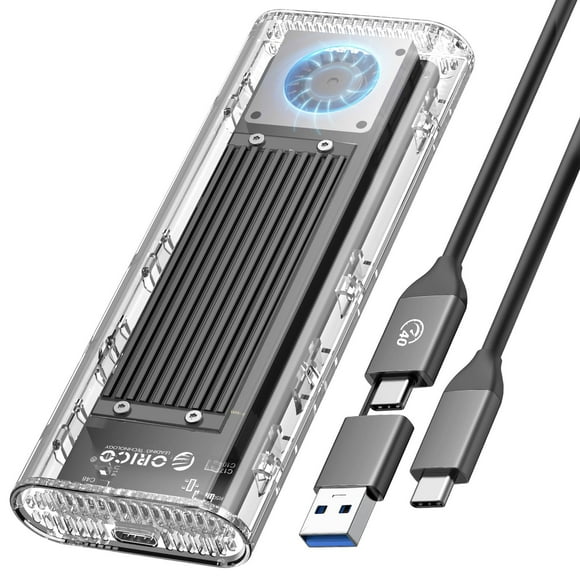 Carcasa SSD NVMe ORICO de 40 Gbps con ventilador de refrigeración de 4 TB