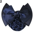 thumbnail image 6 of SPRING PARK Women Office Lady Bow Barrette Hair Clip Cover Bowknot Bun Net Snood Hairnet Accessory, 6 of 7