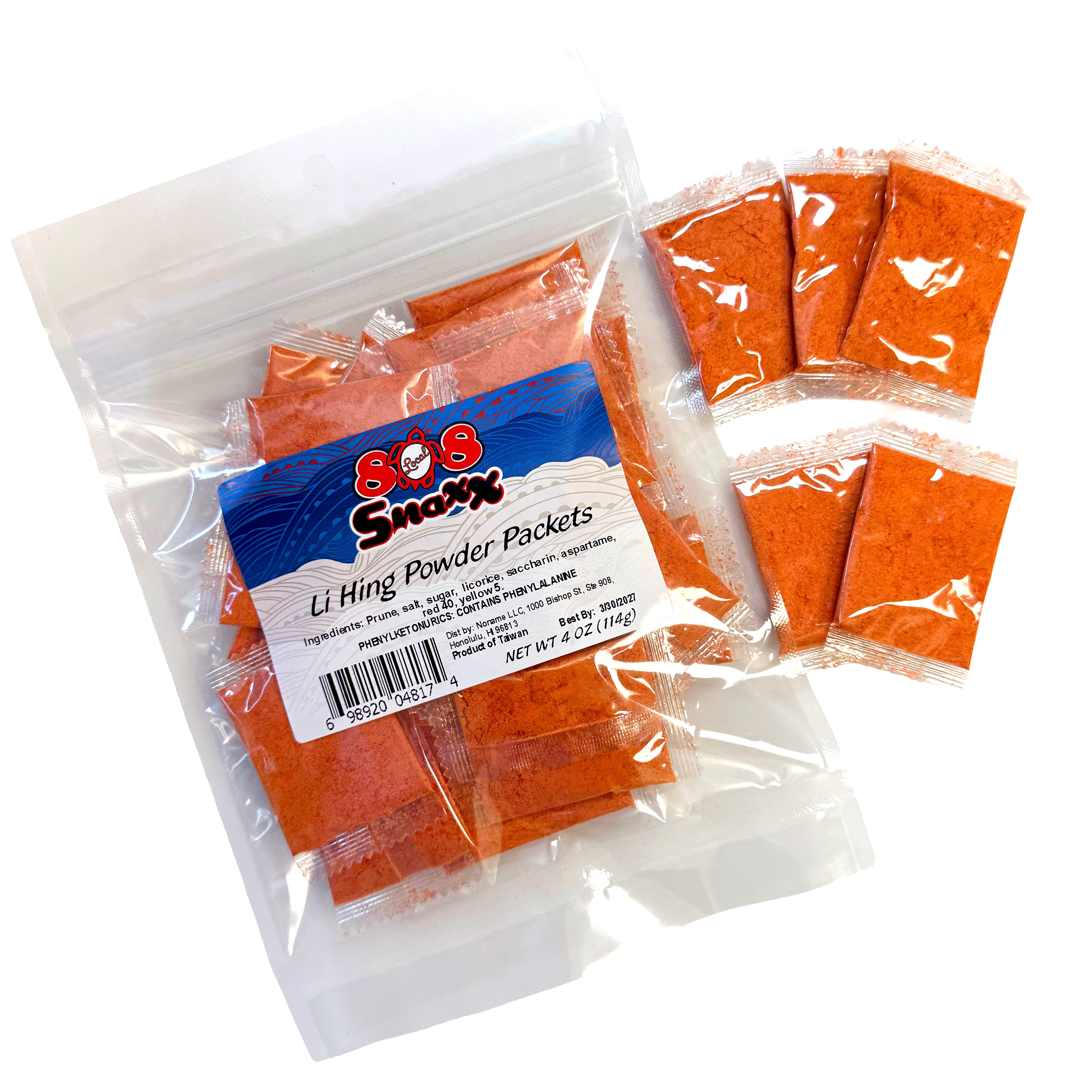 808 Snaxx Li Hing Powder Packets, 4 Oz.