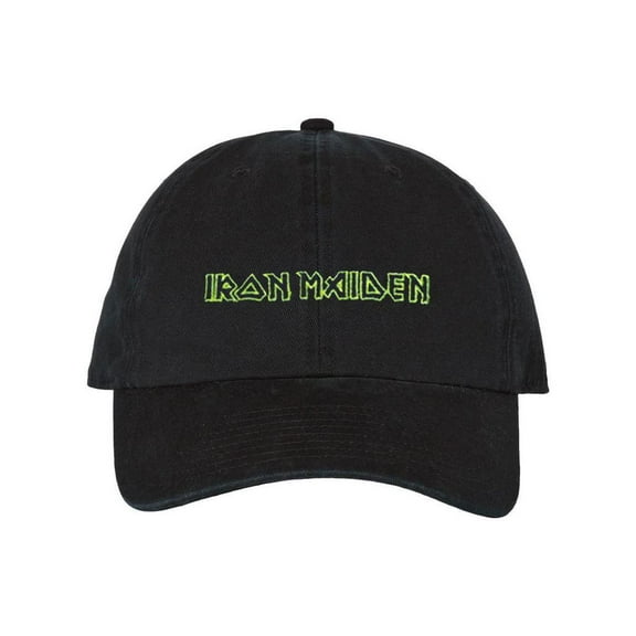 Iron Maiden Border Logo Dad Hat Black | Officially Licensed