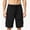 Z63 Black, variant on Men's Shorts Casual Drawstring Outdoor Cargo Shorts Knee Length Lightweight Relaxed Fit Work Office Daily Wear Summer Clothes with Multi Pockets Coffee,M