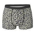 thumbnail image 6 of Men's Boxer Briefs, Abstractly Lines Soft Comfy Mens Underwear Boxer Briefs Breathable With Widen Waist, 6 of 7