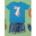 thumbnail image 3 of Cute Bunny Watercolor Style T-Shirt Juniors -Image by Shutterstock,  x-Small, 3 of 4