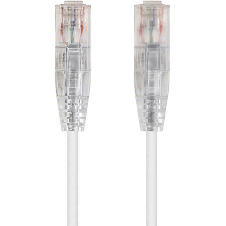 UPC: 0889028015834 | Monoprice SlimRun Cat6 28AWG UTP Ethernet Network Cable  5ft White