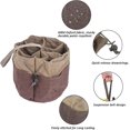 thumbnail image 4 of Bolsa De Almacenamiento De Herramientas Multifunción, Bolsa De Herramientas De Cubo Con Múltiples Bolsillos Y Cordón Lateral, Mango De Nailon (caqui), 4 of 5