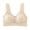 czb# Beige30, variant on CUZIBR Women Bra Seamless Wireless Lace Cross Front Underwear Thin Cup V-Neck Tank Top Cozy Lightweight Full Coverage Comfortable Bralette Dailywear,Beige,L