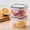 Clear, variant on 2Pc Clearance Under $3 Airtight Storage Containers Food Container Plastic For Kitchen Store Food Mini Clear