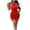 Red, variant on HNMKIU Women's Fashion Sequin Evening Gown Long Dress for and Holiday Dresses Blue,L