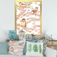 thumbnail image 3 of Lovely Birds On Branches Of Flowering Almond 12 in x 20 in Framed Painting Canvas Art Print, by Designart, 3 of 4