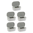 thumbnail image 1 of relayinert Stylish Desktop Countertop Mask Dispenser Storage Box with Lid Spacious Holder Plastic Baby Gray 21x14x7.8cm 5Set, 1 of 6