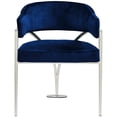 thumbnail image 5 of Meridian Furniture Madelyn Navy Velvet Dining Chair, Set of 2, 5 of 6