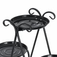 thumbnail image 5 of 3-Tier Metal Plant Stand Holder 6 Pot Flower Shelf Garden Corner Indoor Outdoor Multilayer Potted Planters Display Rack, 5 of 7