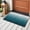 Blue Turquoise, variant on Round Area Rug 4 Ft, Teal Green Ombre Washable Non-Slip Circle Carpet for Living Room/Bedroom, Contemporary Gradient Abstract Art Low-Profile Crawling Mats Collection Rugs for Indoor