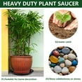 thumbnail image 4 of topjuju 4 Pack 20 Inch Plastic Plant Saucers, Large Plant Trays to Catch Water, Plant Drip Trays, Thickened Plant Saucer for Indoor Outdoor Pots, 4 of 7