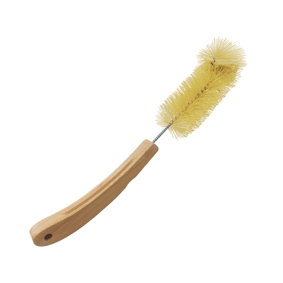 LOLA Eco-Clean Bottle Brush Made From Recycled Soda/Water Bottles W/ Bamboo Handle - 1 CT