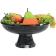 thumbnail image 1 of Radicaln Bol à Fruits en Marbre Noir 10 Pouces Plat à Fruits Fait à la Main Rangement - Support à Fruits pour Table à Manger, 1 of 3