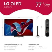 LG 77 Class 4K UHD OLED C4 Series 120 Hz Web OS 24 Smart TV with Dolby Vision - OLED77C4PUA