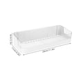 thumbnail image 6 of SEWCHICS White Bathroom Organizer Shelf with NoDrill Installation for Home Use, SpaceSaving Design for Toiletries, 23.6x5.1 inches, 6 of 8