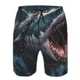 thumbnail image 3 of Fotbe Wave Chain Shark Trajes de Baño Estampados para Hombre, Shorts de Verano de Secado Rápido, Ropa de Playa, Bañadores-XX-Large, 3 of 6