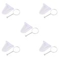 thumbnail image 3 of maskred Stainless Steel Handle Ring Coffee Tea Strainer Filter Cloth Bag Sock L 5Set, 3 of 6
