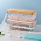 thumbnail image 3 of 48 Caja de Hielo de Gran Capacidad de Silicona Doble Almacenamiento de Hielo Caja de Hielo Hielo Congelado Artefacto de Refrigerador con Tapa Rosa, 3 of 5