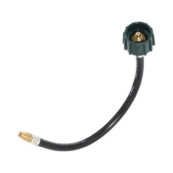 Flame King 15 in Propane Tank Pigtail Hose Connector for RV, Van or Trailer, 2-Stage Regulator Compatible