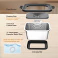 thumbnail image 5 of 1.85gal Heavy-Duty Stainless Steel Dog Water Bowl with XXL Non-Slip Spill-Proof Mat - Slow Feeder for Puppies & Large Dogs, Mess-Free Drinking, Indoor/Outdoor Pet Water Dispenser (No Spills, Durable), 5 of 8