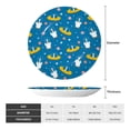 thumbnail image 2 of Kdxio Cartoon Goose Bone China Decorative Plate Ceramic Decorative Plate for Home Office Wall Stand Decorative Plates for Home Bedroom-8in, 2 of 6