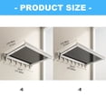 thumbnail image 3 of Space Saving Rustproof Shower Foldable Design Hat and Laundry Rack, 3 of 7